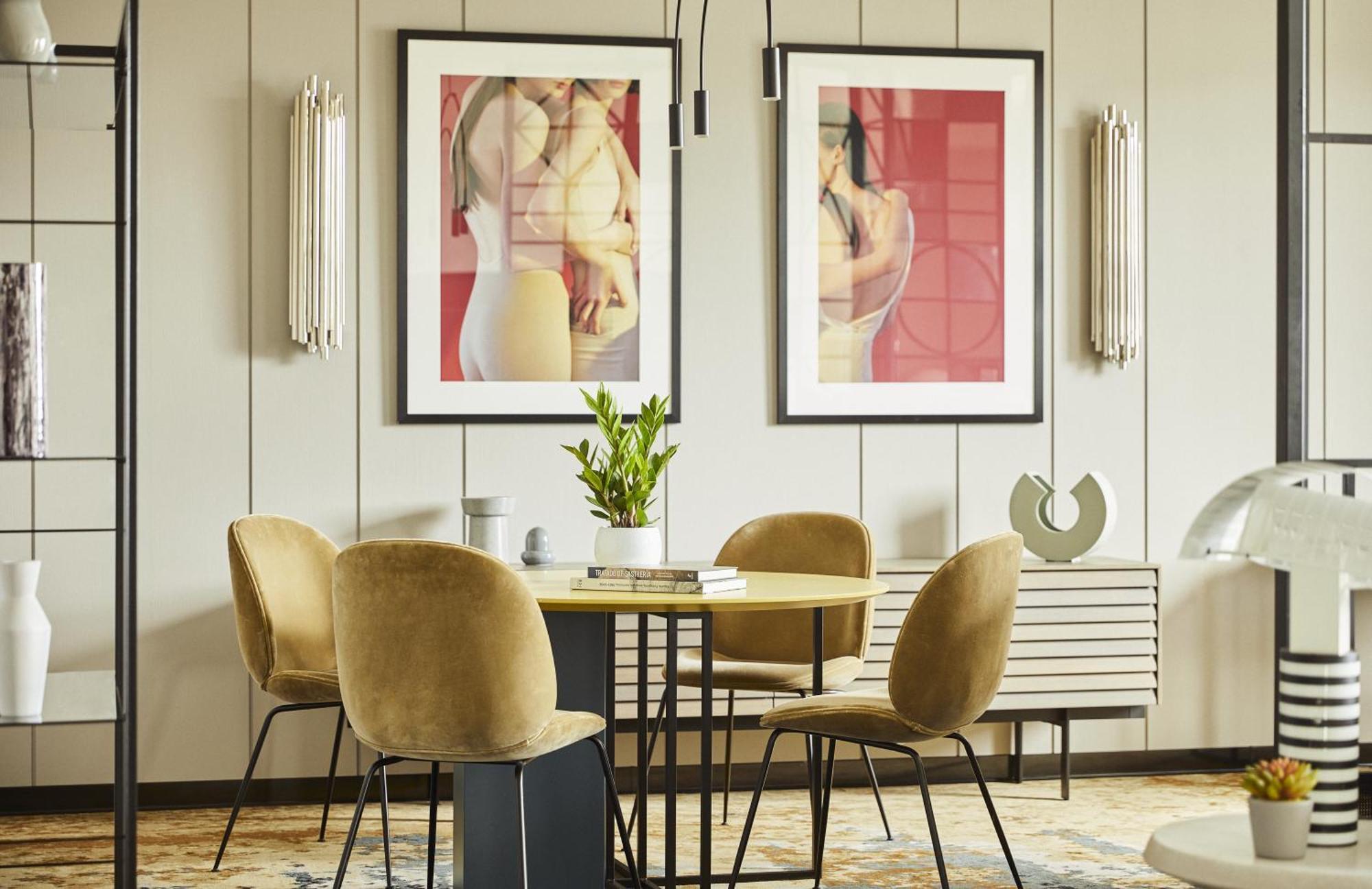 호텔 소피아 바르셀로나 - 인 더 언바운드 컬렉션 바이 하얏트 외부 사진 Gubi dining chairs