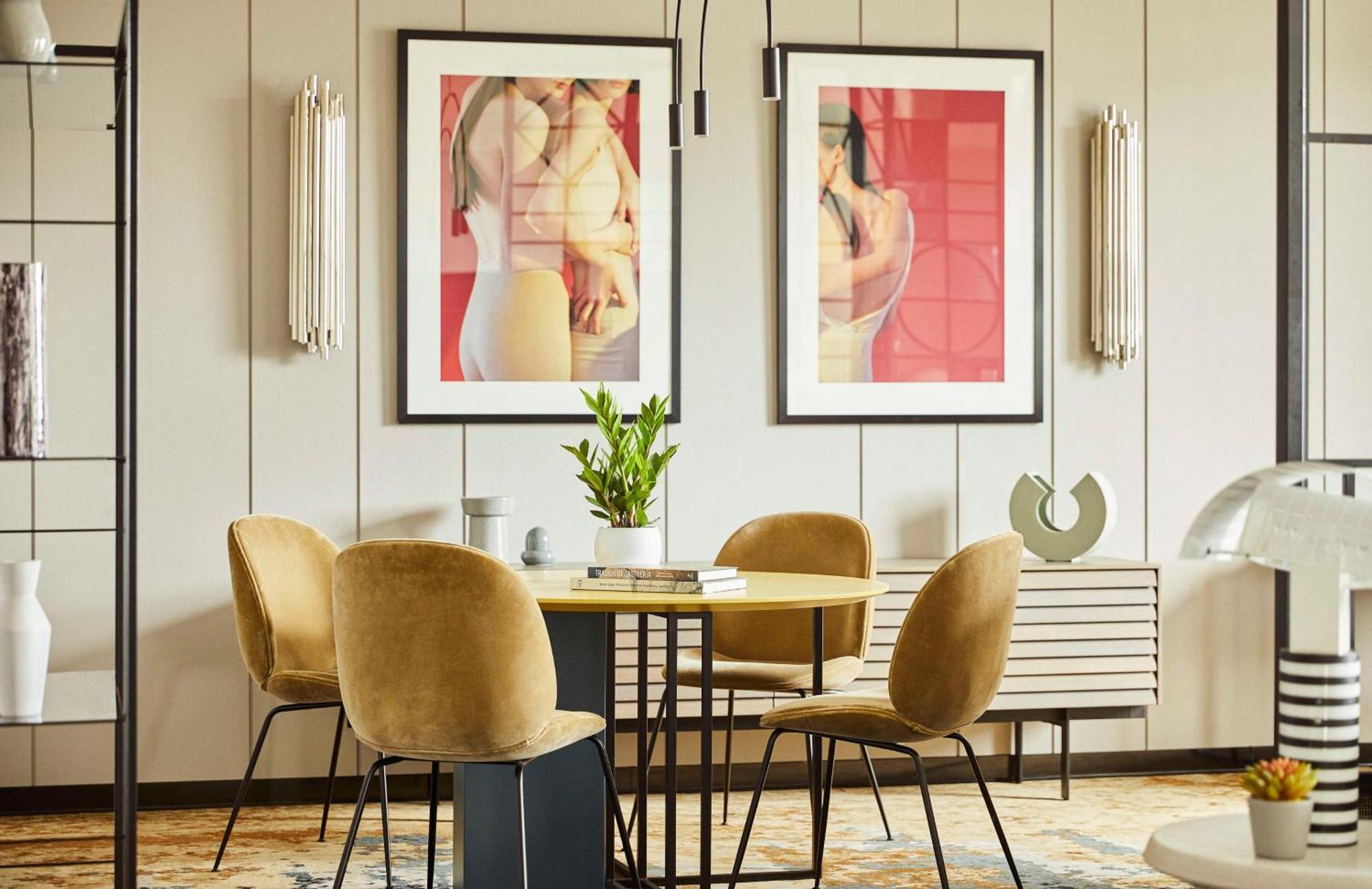 호텔 소피아 바르셀로나 - 인 더 언바운드 컬렉션 바이 하얏트 외부 사진 Gubi dining chairs